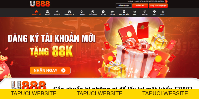 Lấy Lại Mật Khẩu U888 Bằng Cách Nào Nhanh Và An Toàn Nhất?