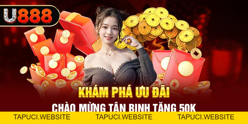 U888 Tặng 50K Siêu Hời Cho Tân Binh Đăng Ký Tài Khoản